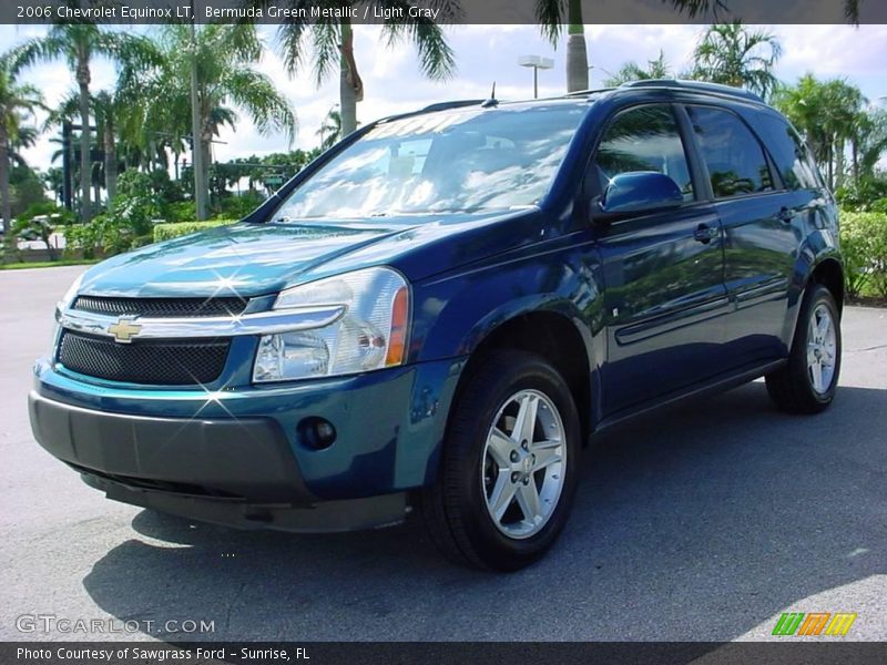 Bermuda Green Metallic / Light Gray 2006 Chevrolet Equinox LT