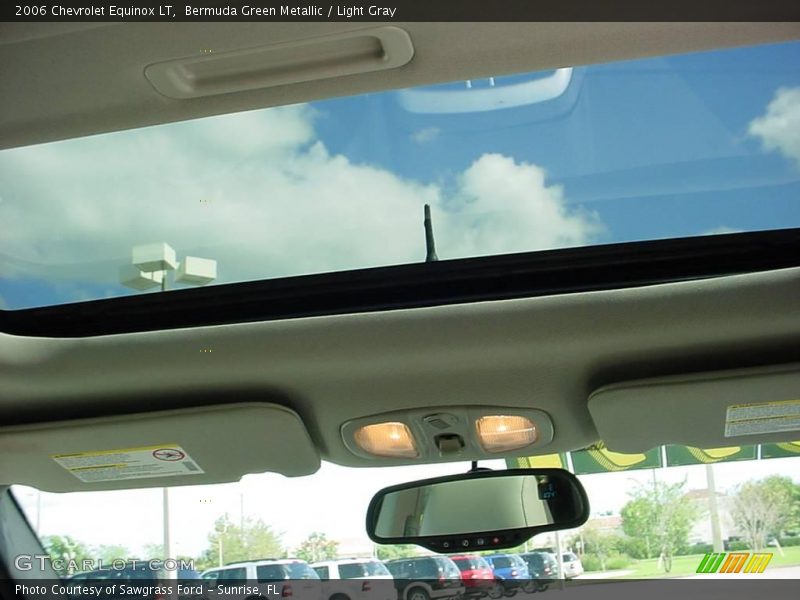Bermuda Green Metallic / Light Gray 2006 Chevrolet Equinox LT