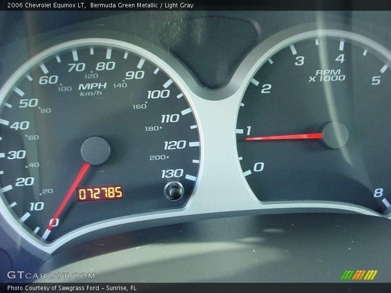 Bermuda Green Metallic / Light Gray 2006 Chevrolet Equinox LT