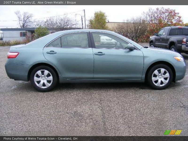Aloe Green Metallic / Bisque 2007 Toyota Camry LE