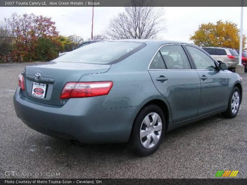 Aloe Green Metallic / Bisque 2007 Toyota Camry LE