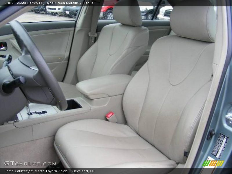 Aloe Green Metallic / Bisque 2007 Toyota Camry LE