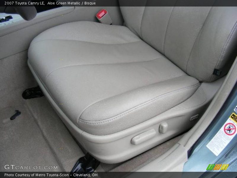 Aloe Green Metallic / Bisque 2007 Toyota Camry LE