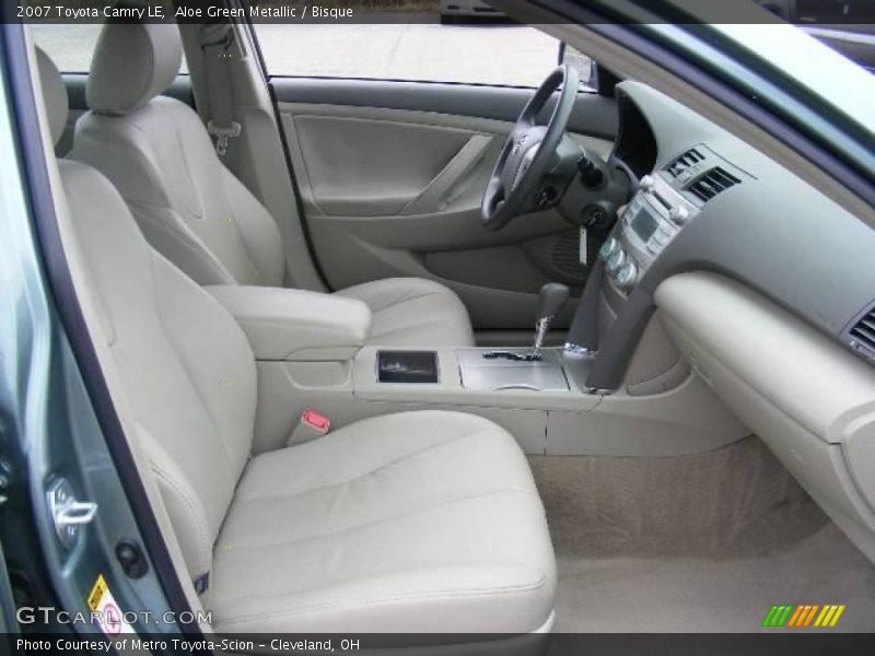 Aloe Green Metallic / Bisque 2007 Toyota Camry LE