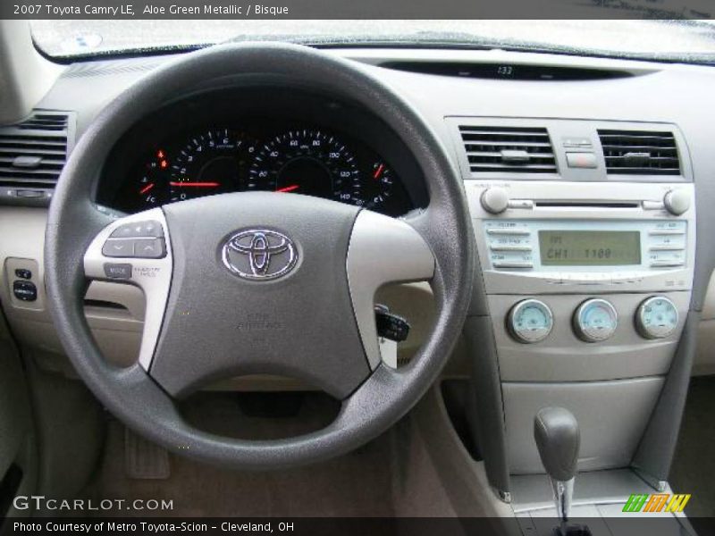 Aloe Green Metallic / Bisque 2007 Toyota Camry LE