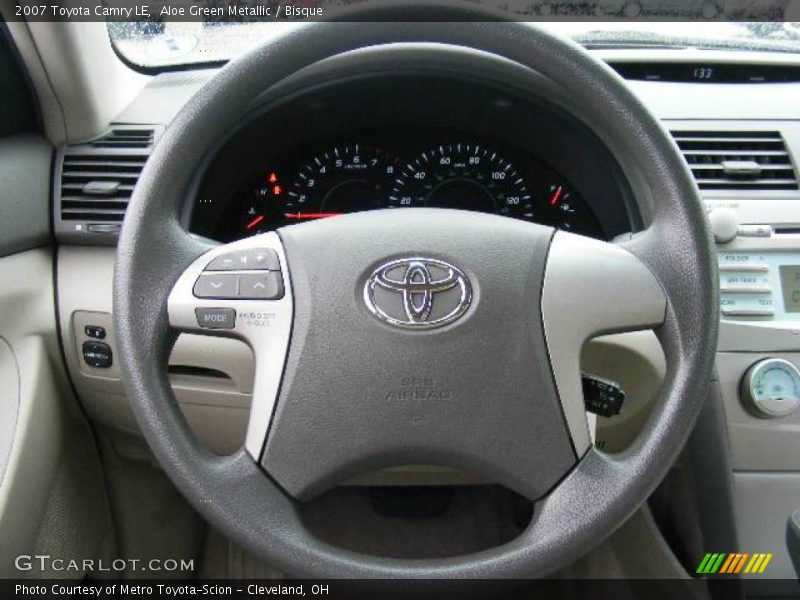 Aloe Green Metallic / Bisque 2007 Toyota Camry LE
