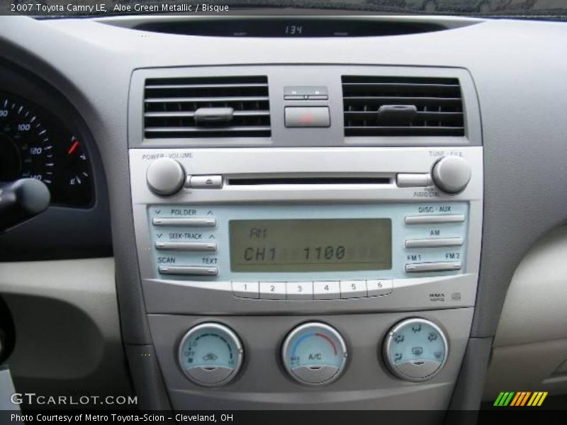 Aloe Green Metallic / Bisque 2007 Toyota Camry LE