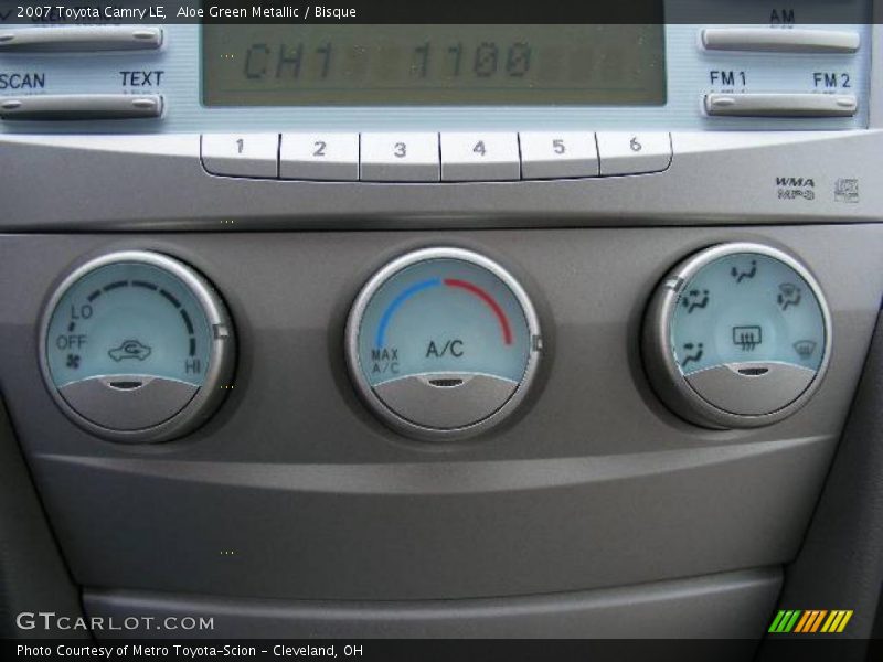 Aloe Green Metallic / Bisque 2007 Toyota Camry LE