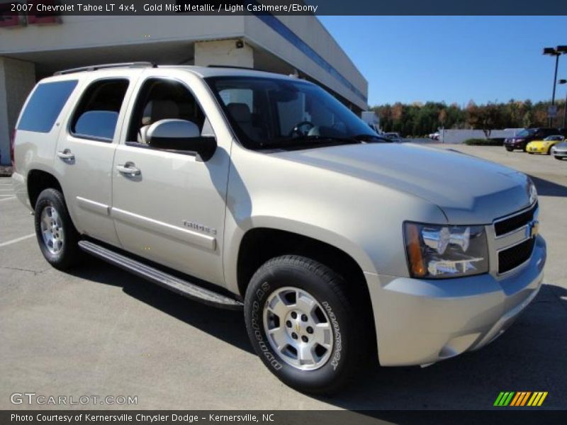 Gold Mist Metallic / Light Cashmere/Ebony 2007 Chevrolet Tahoe LT 4x4