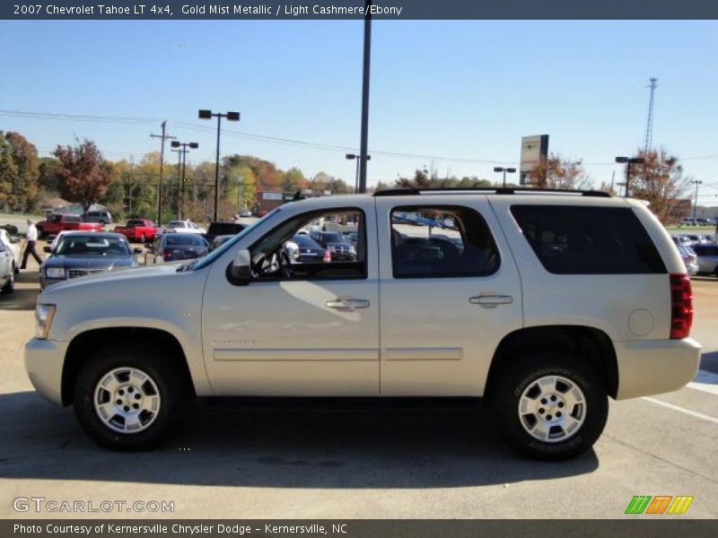 Gold Mist Metallic / Light Cashmere/Ebony 2007 Chevrolet Tahoe LT 4x4