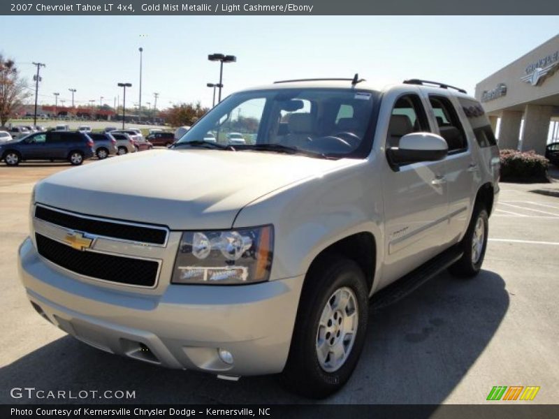 Gold Mist Metallic / Light Cashmere/Ebony 2007 Chevrolet Tahoe LT 4x4