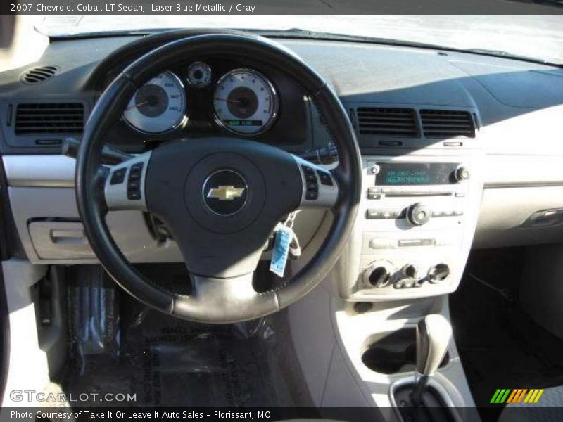 Laser Blue Metallic / Gray 2007 Chevrolet Cobalt LT Sedan