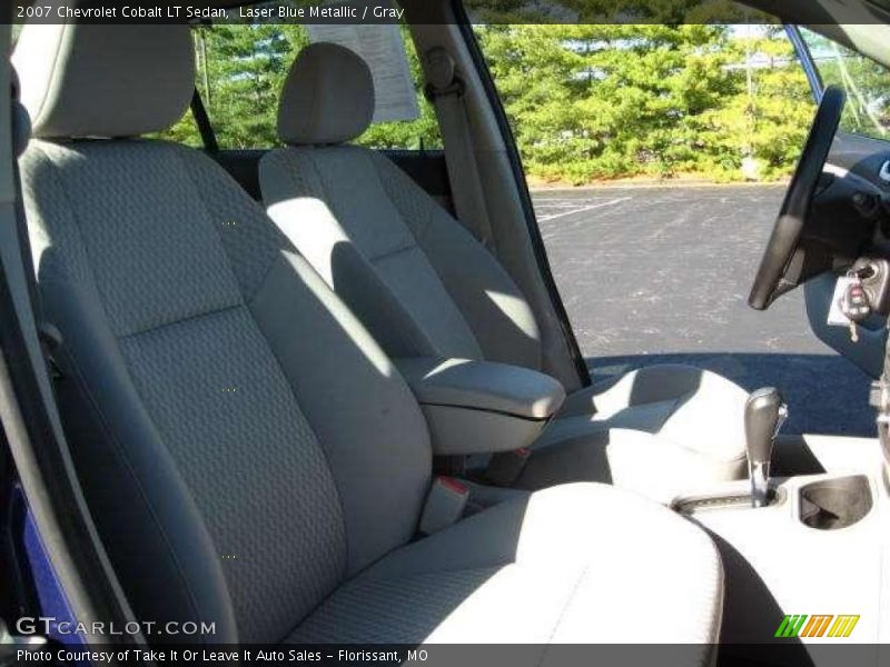 Laser Blue Metallic / Gray 2007 Chevrolet Cobalt LT Sedan