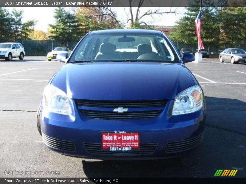 Laser Blue Metallic / Gray 2007 Chevrolet Cobalt LT Sedan