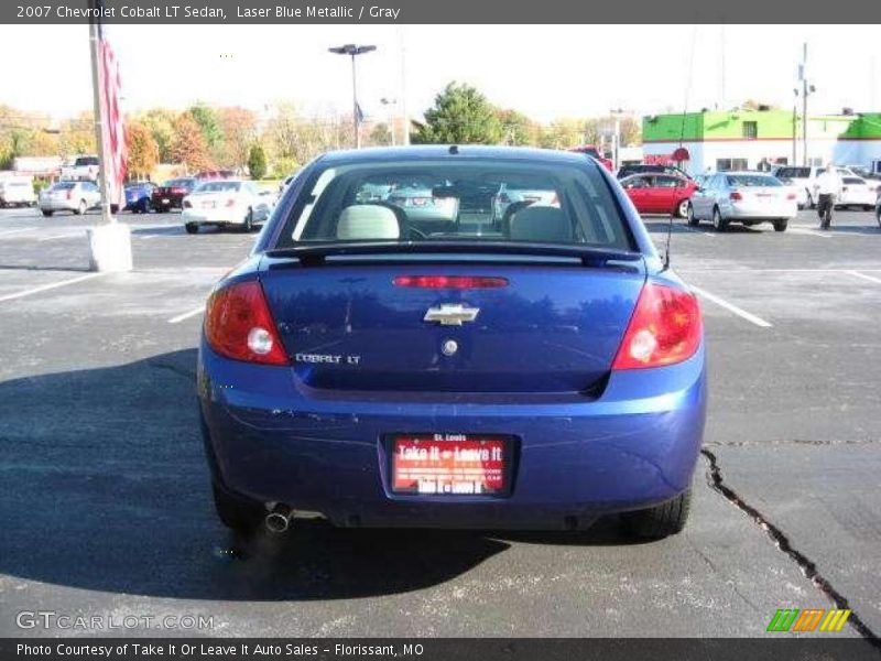 Laser Blue Metallic / Gray 2007 Chevrolet Cobalt LT Sedan