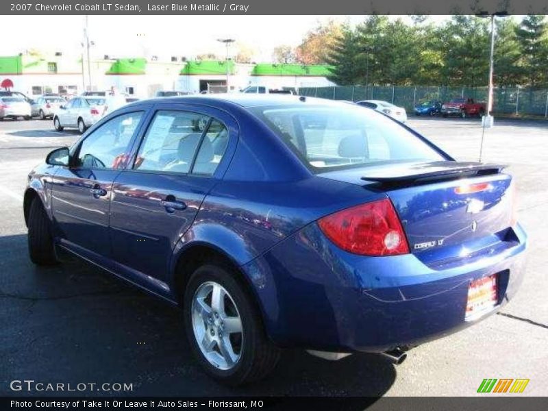 Laser Blue Metallic / Gray 2007 Chevrolet Cobalt LT Sedan
