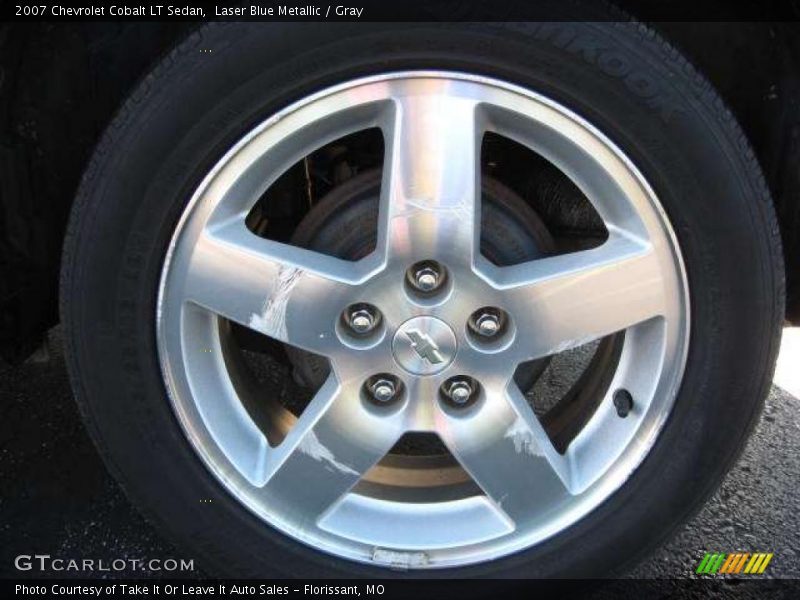 Laser Blue Metallic / Gray 2007 Chevrolet Cobalt LT Sedan