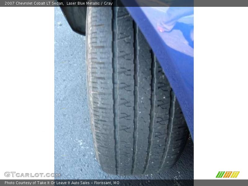 Laser Blue Metallic / Gray 2007 Chevrolet Cobalt LT Sedan