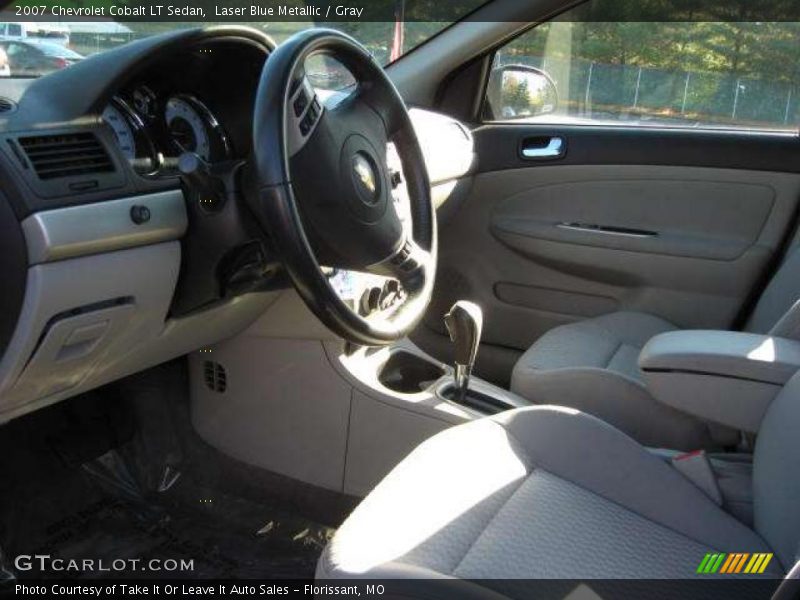 Laser Blue Metallic / Gray 2007 Chevrolet Cobalt LT Sedan