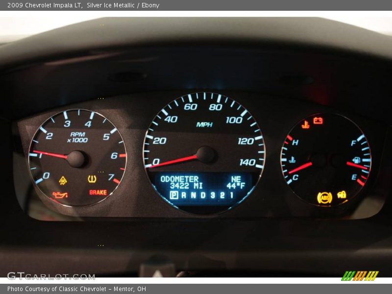 Silver Ice Metallic / Ebony 2009 Chevrolet Impala LT