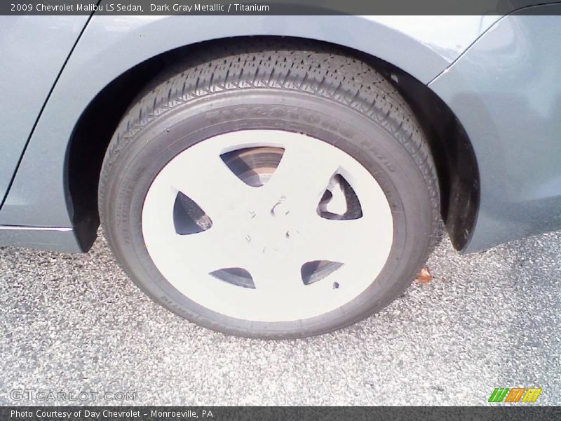 Dark Gray Metallic / Titanium 2009 Chevrolet Malibu LS Sedan