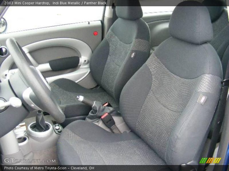 Indi Blue Metallic / Panther Black 2003 Mini Cooper Hardtop
