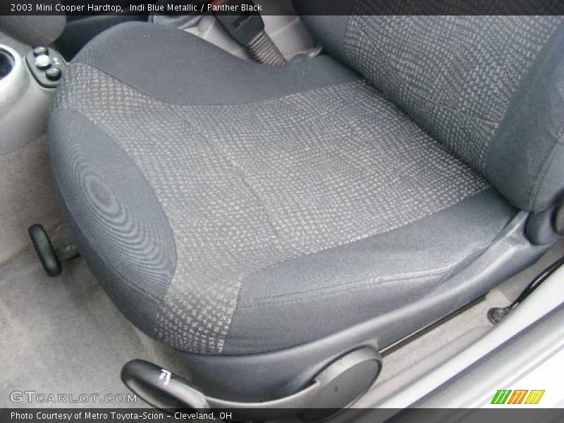 Indi Blue Metallic / Panther Black 2003 Mini Cooper Hardtop