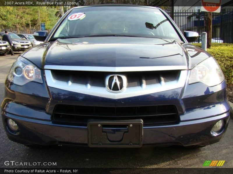Royal Blue Pearl / Ebony 2007 Acura RDX