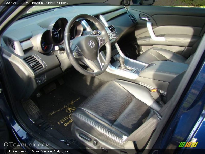 Royal Blue Pearl / Ebony 2007 Acura RDX