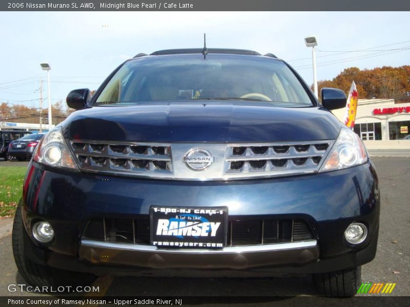 Midnight Blue Pearl / Cafe Latte 2006 Nissan Murano SL AWD