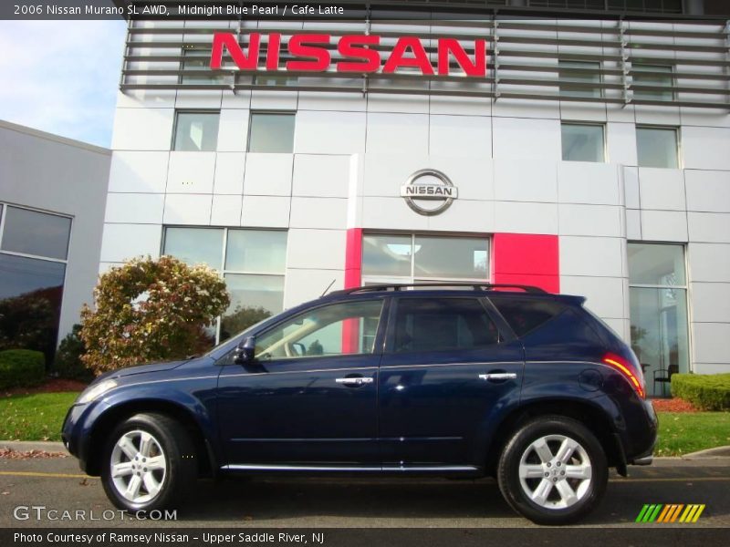 Midnight Blue Pearl / Cafe Latte 2006 Nissan Murano SL AWD