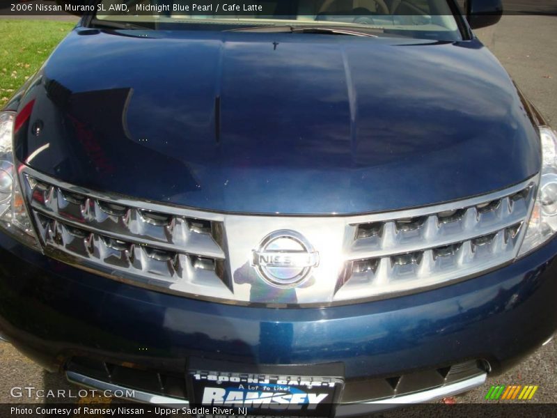 Midnight Blue Pearl / Cafe Latte 2006 Nissan Murano SL AWD