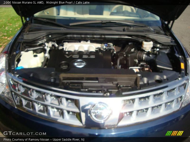 Midnight Blue Pearl / Cafe Latte 2006 Nissan Murano SL AWD