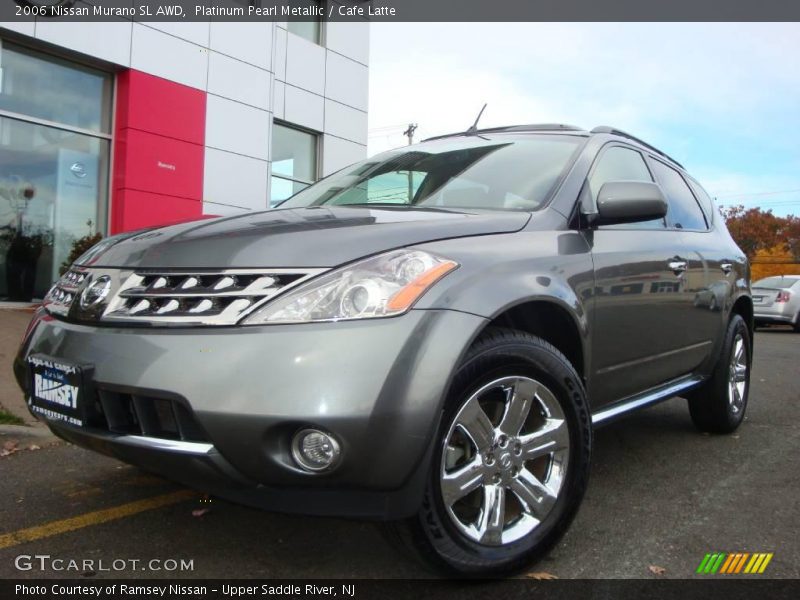 Platinum Pearl Metallic / Cafe Latte 2006 Nissan Murano SL AWD