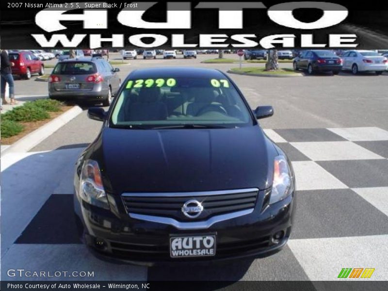 Super Black / Frost 2007 Nissan Altima 2.5 S