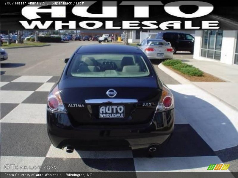 Super Black / Frost 2007 Nissan Altima 2.5 S