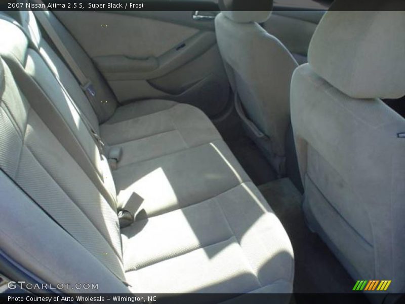 Super Black / Frost 2007 Nissan Altima 2.5 S