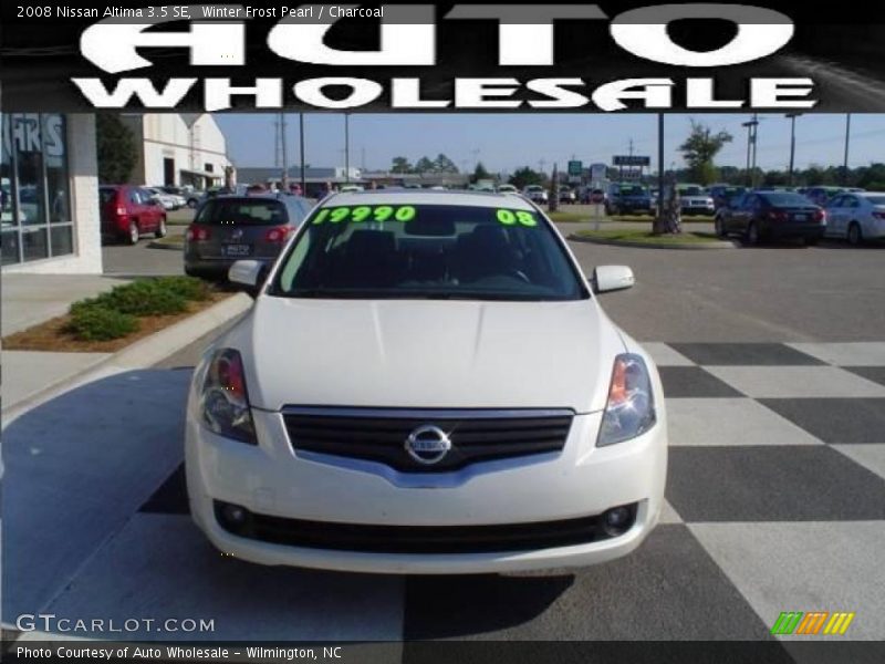 Winter Frost Pearl / Charcoal 2008 Nissan Altima 3.5 SE