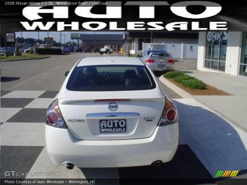 Winter Frost Pearl / Charcoal 2008 Nissan Altima 3.5 SE