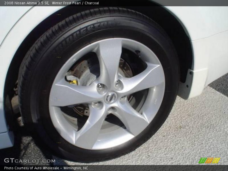 Winter Frost Pearl / Charcoal 2008 Nissan Altima 3.5 SE