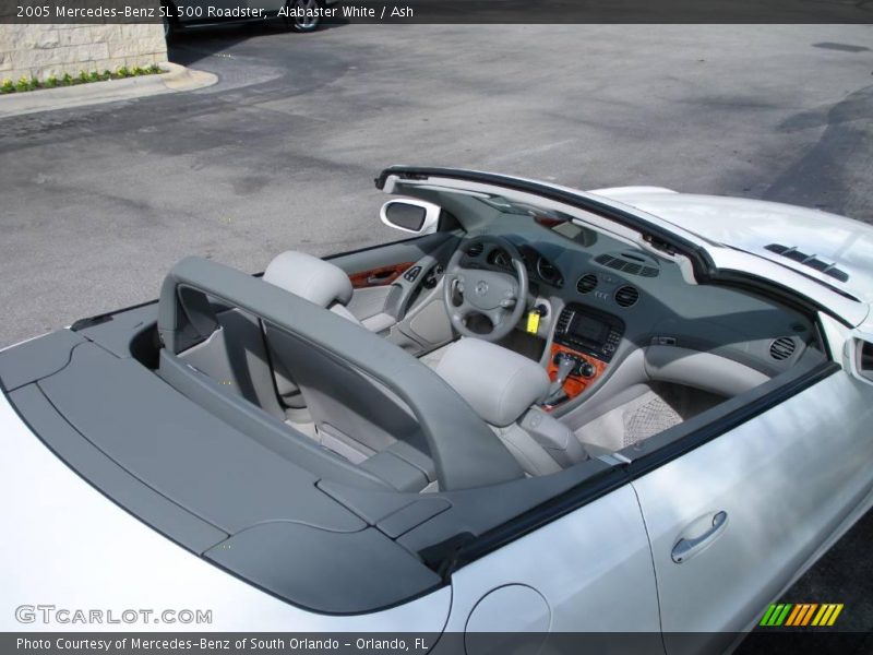 Alabaster White / Ash 2005 Mercedes-Benz SL 500 Roadster
