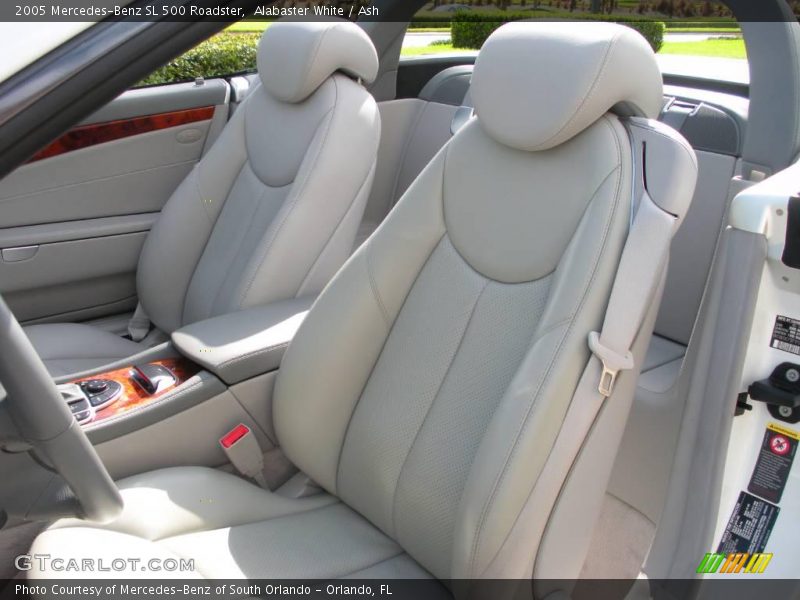 Alabaster White / Ash 2005 Mercedes-Benz SL 500 Roadster