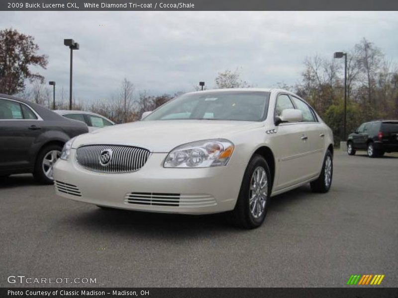 White Diamond Tri-coat / Cocoa/Shale 2009 Buick Lucerne CXL