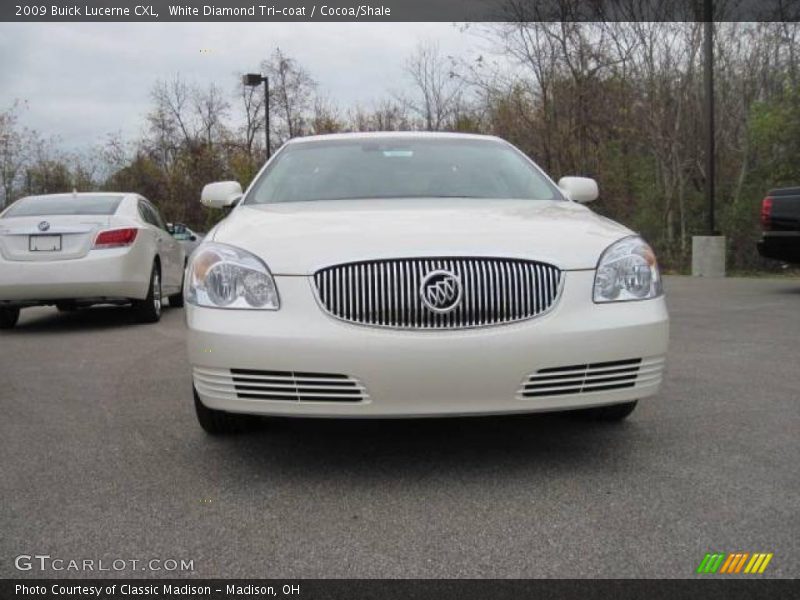 White Diamond Tri-coat / Cocoa/Shale 2009 Buick Lucerne CXL