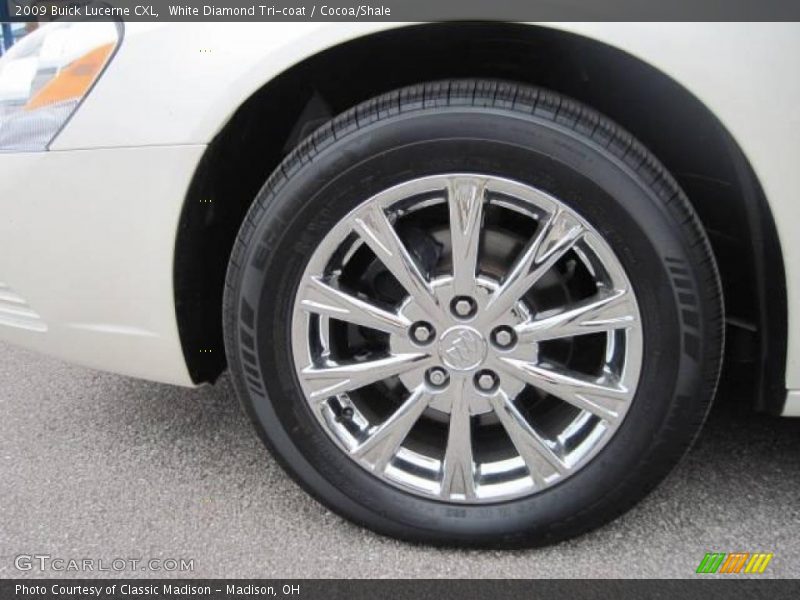 White Diamond Tri-coat / Cocoa/Shale 2009 Buick Lucerne CXL
