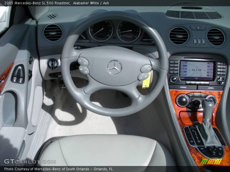 Alabaster White / Ash 2005 Mercedes-Benz SL 500 Roadster