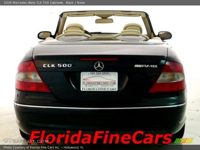 Black / Stone 2006 Mercedes-Benz CLK 500 Cabriolet