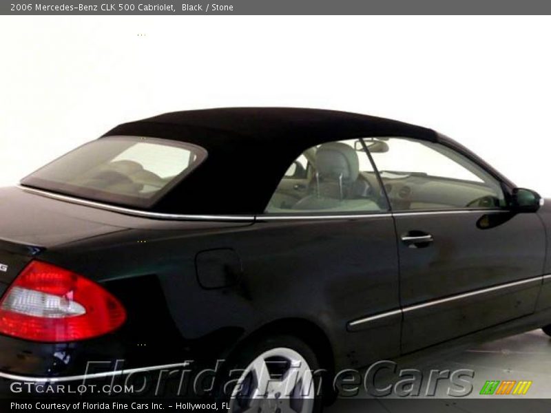 Black / Stone 2006 Mercedes-Benz CLK 500 Cabriolet