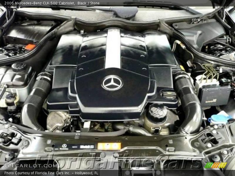 Black / Stone 2006 Mercedes-Benz CLK 500 Cabriolet