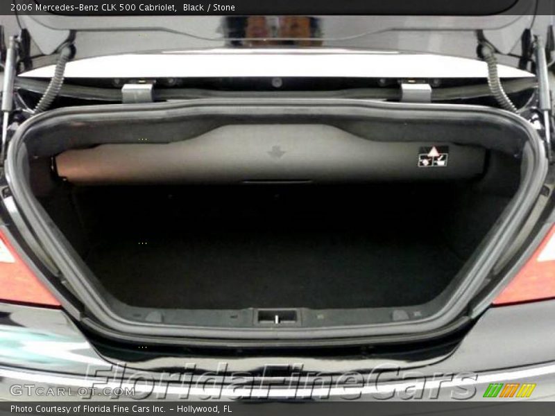 Black / Stone 2006 Mercedes-Benz CLK 500 Cabriolet